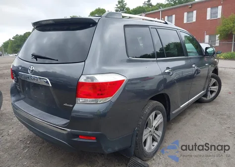 2013 Toyota Highlander Limited V6 from USA, damaged, VIN 5TDDK3EH0DS201184